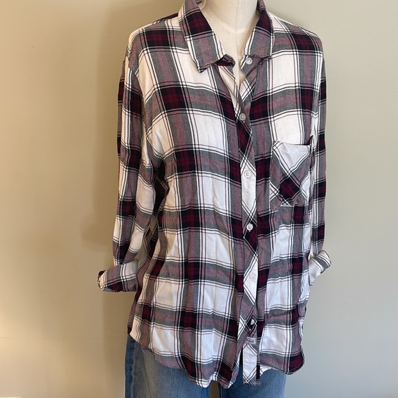 Rails flannel button down top - Picture 3 of 4